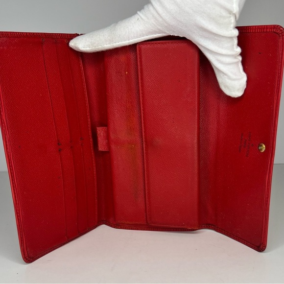 ♥️Louis Vuitton Red Epi Leather Porte Tresor Long Wallet | PRELOVED!!♥️ - Picture 8 of 13